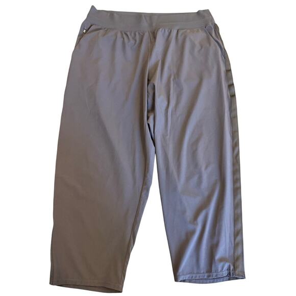 ATHLETA Brown Cropped Jogger Athleisure Workout Pant Women size 18 - Picture 1 of 7